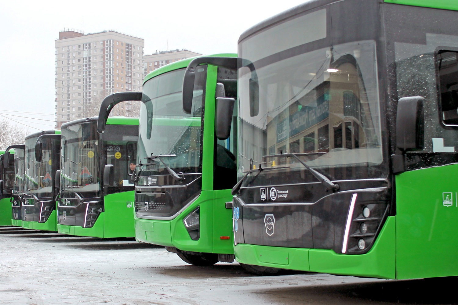 ООО "ТНСТ" поставлено 225 автобусов в Тюмень